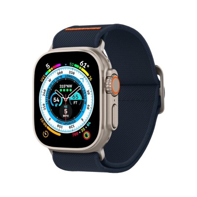 Curea Spigen Fit Lite Ultra, Compatibila Cu Apple Watch 4/5/6/7/8/SE/Ultra, 42/44/45/49 Mm, Albastru